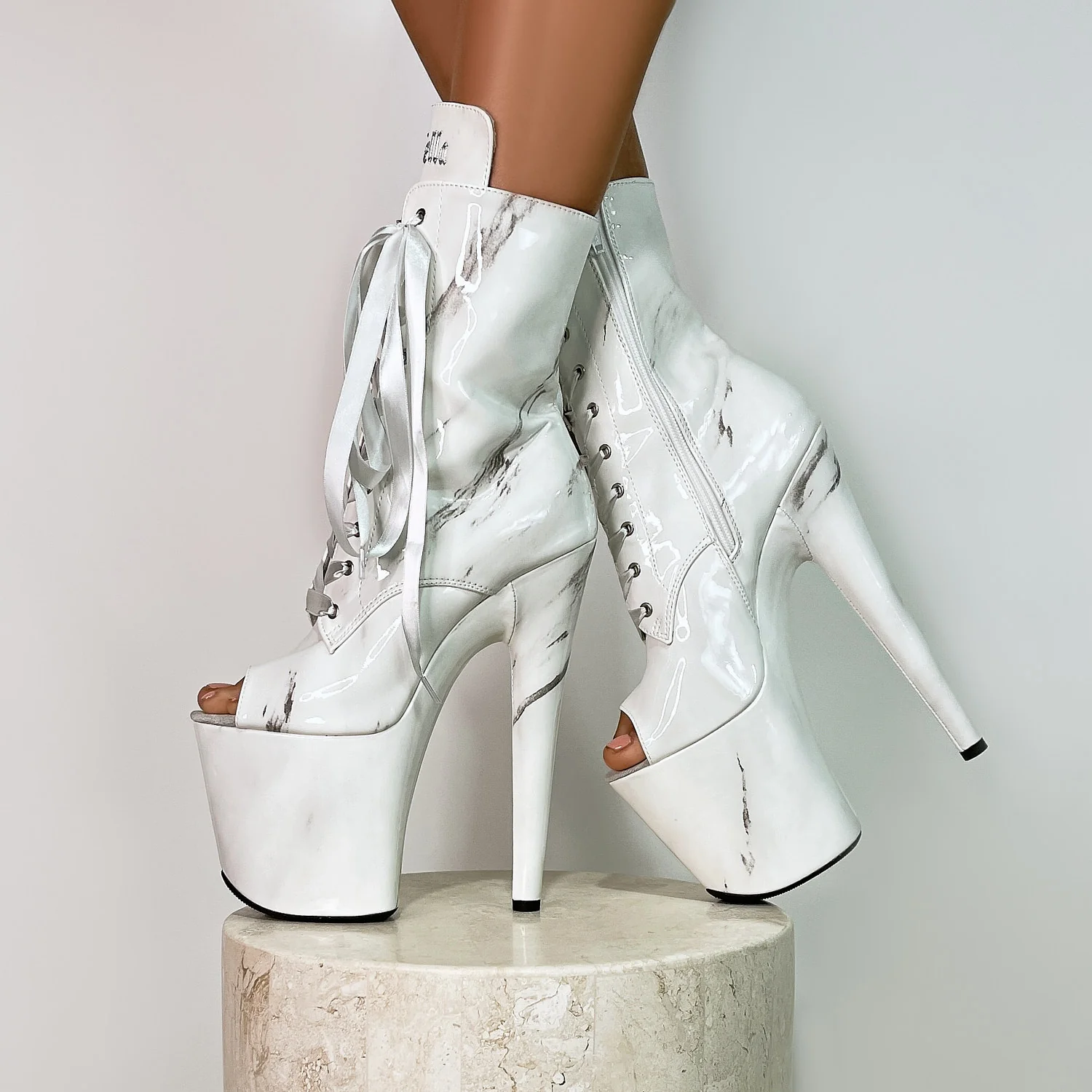 Faith Open Toe Boot - 8 INCH - Image 5